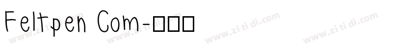 Feltpen Com字体转换